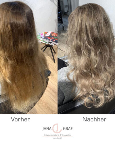 Frisuren Vorher und Nachher - Jana Graf