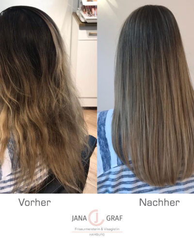 Frisuren Vorher und Nachher - Jana Graf